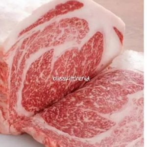 Japanese Wagyu Beef Ribeye A5 A4 Steak 1cm 200gr